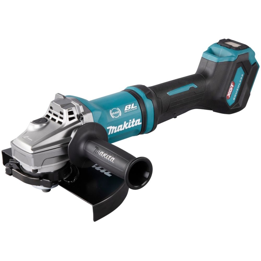 Аккумуляторный набор Makita, 40 В: гайковерт TW007 + угловая шлифмашина GA038, с 2 АКБ 5 Ач и ЗУ, в кейсе