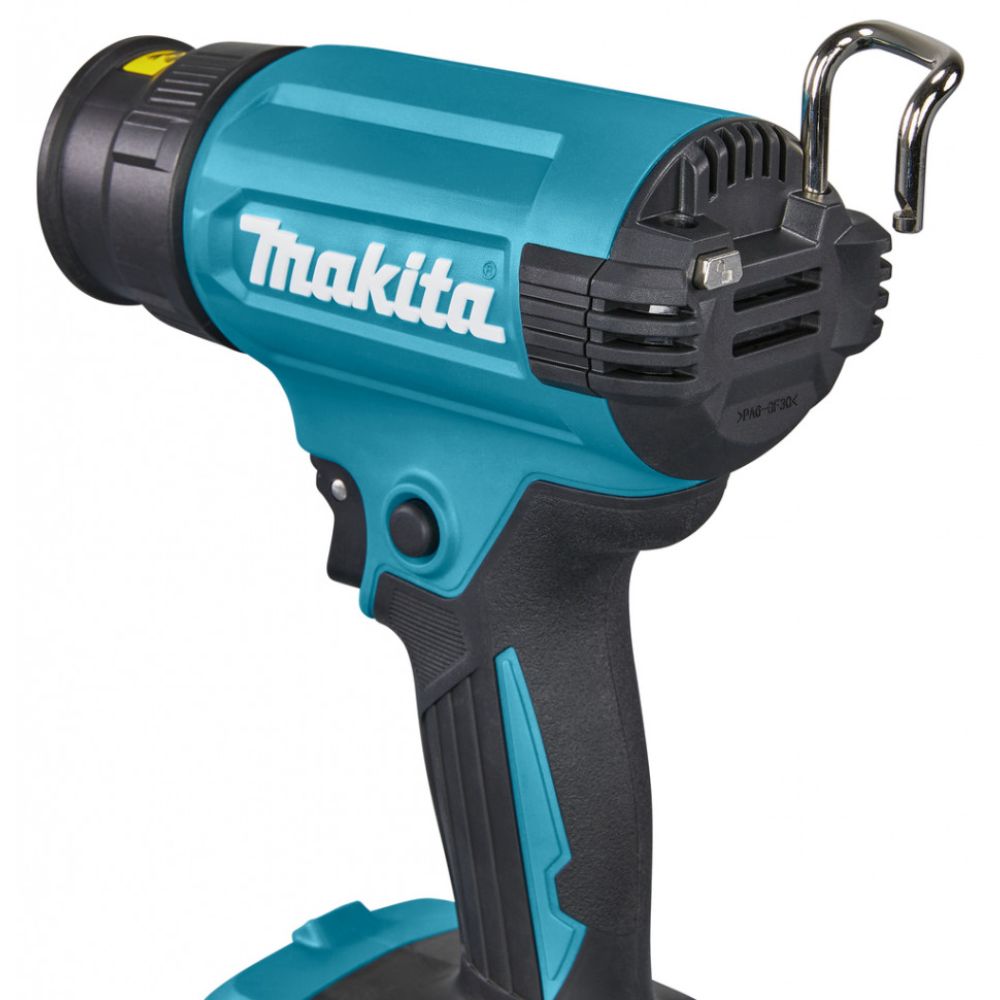 Аккумуляторный тепловой пистолет (фен) Makita  LXT 18В, 1 режим, 550°, без АКБ и З/У, DHG180ZK