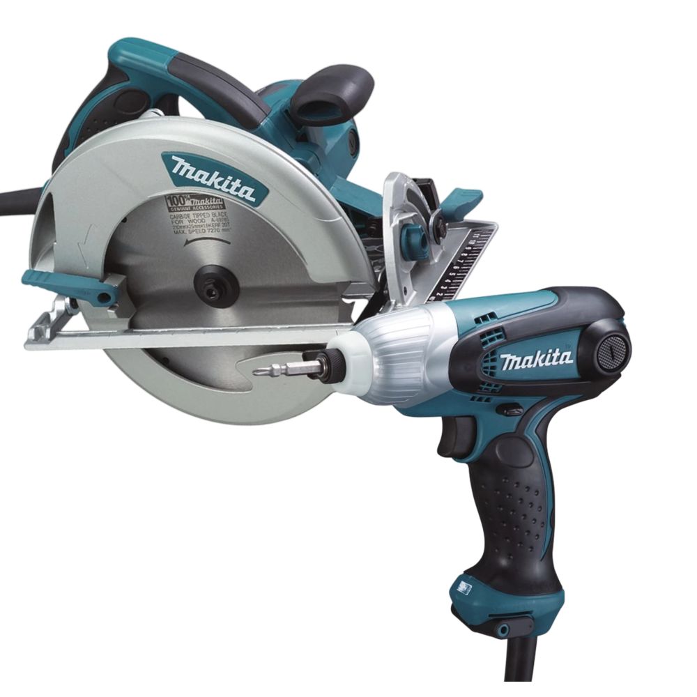 Набор электроинструмента Makita: циркулярная пила 5008MG + ударный шуруповерт TD0101F (ACSET-31)