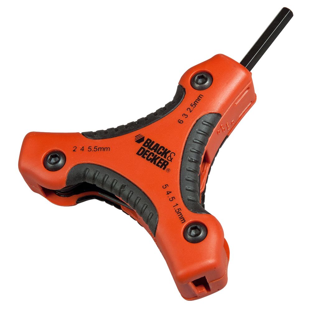 Набор из 9 шестигранных торцевых ключей BLACK+DECKER BDHT0-71628