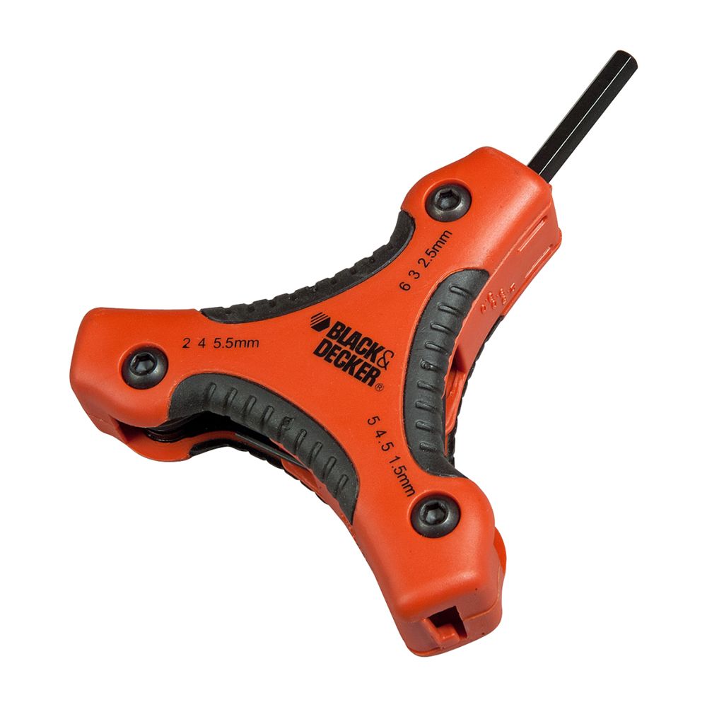 Набор из 9 шестигранных торцевых ключей BLACK+DECKER BDHT0-71628