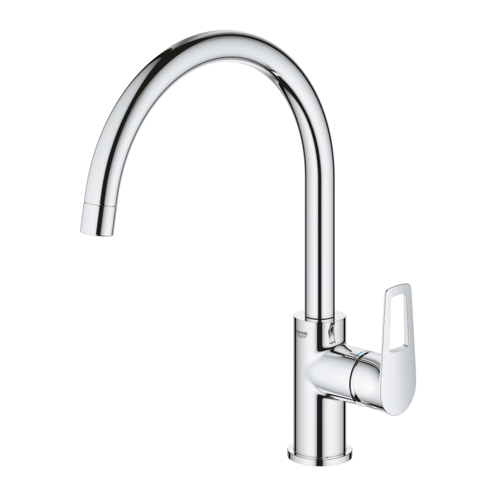 Смеситель для кухни GROHE Start Loop с высоким C-образным изливом, хром (31374001)