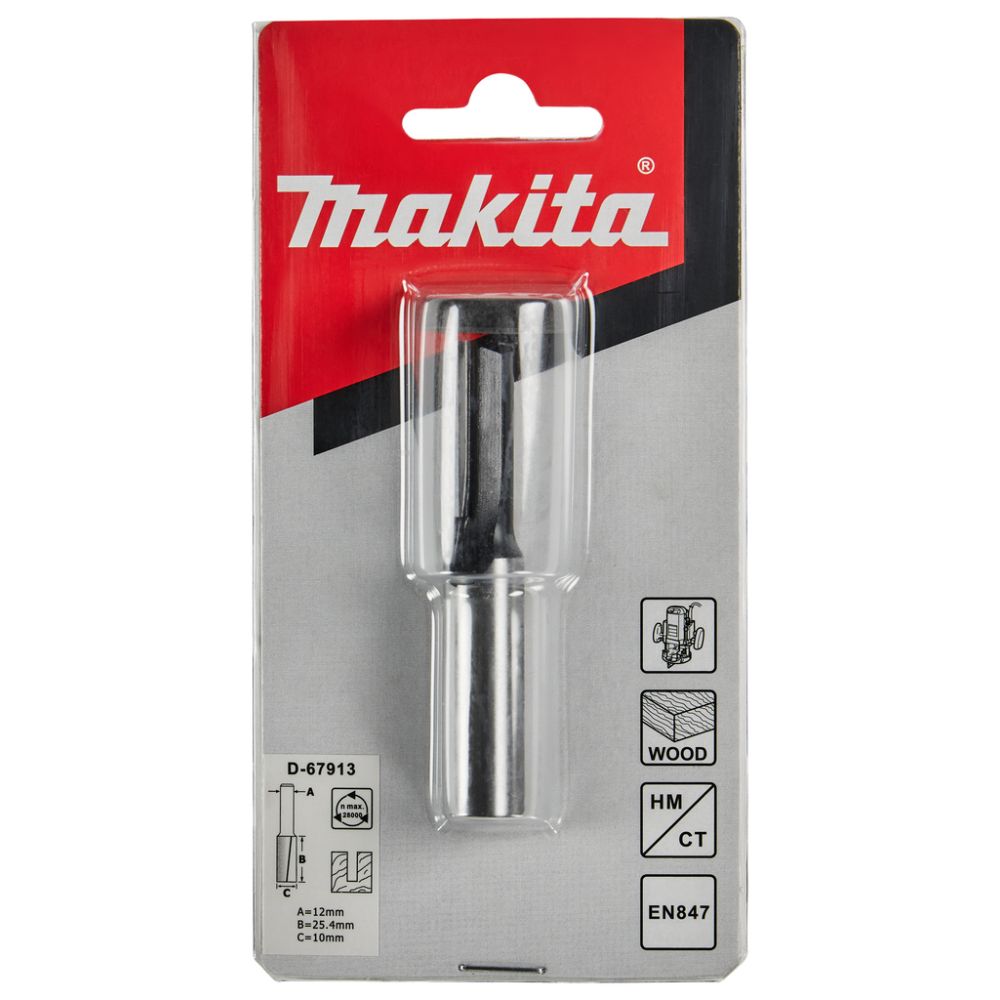 Фреза Makita пазовая "Standard", 10х70х25.4 мм (D-67913)