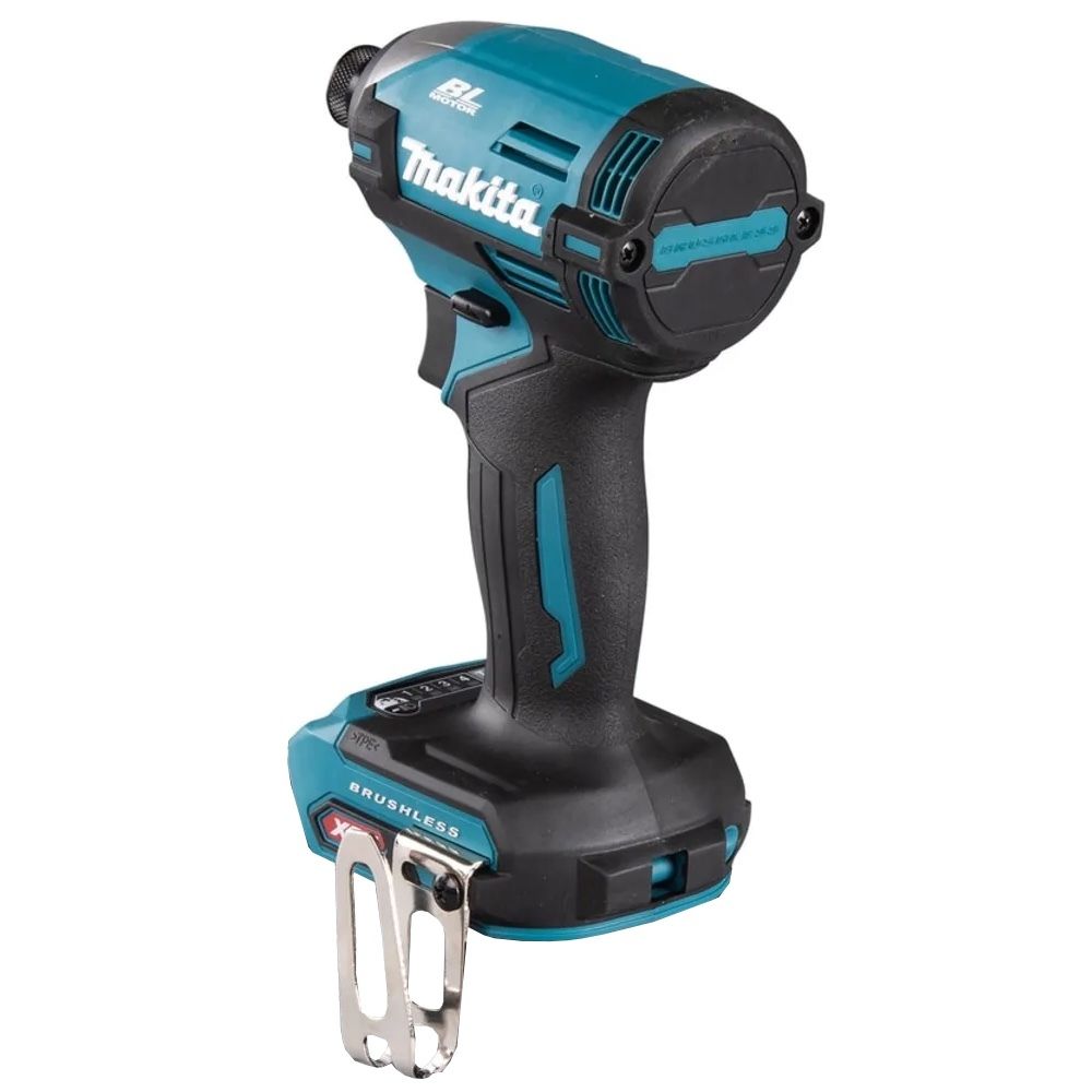 Аккумуляторный ударный шуруповерт Makita, 40 В, 210 Нм, 3700 об/мин, 4100 уд/мин, сбез АКБ и ЗУ, TD003GZ