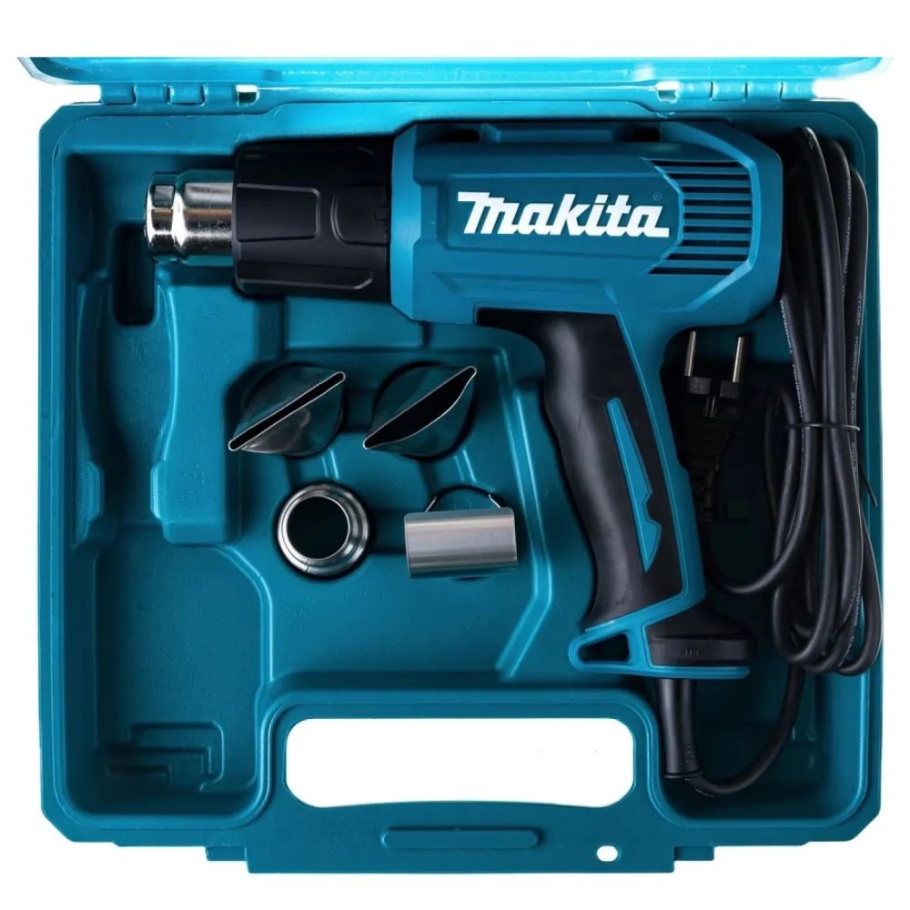 Строительный фен Makita HG6030K, 1800 Вт, в кейсе