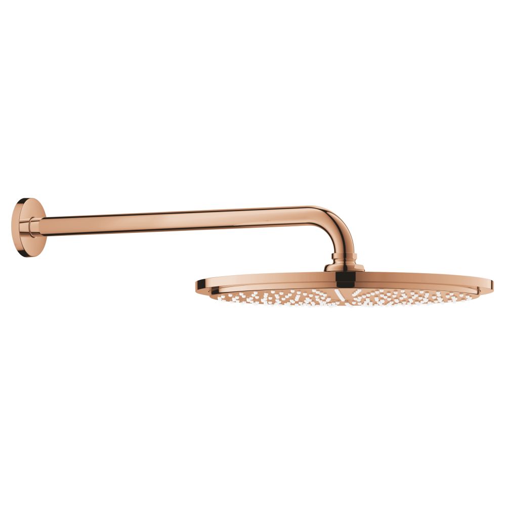 Верхний душ GROHE Rainshower Cosmopolitan 310, 8 л/мин, 1 режим, 380 мм, теплый закат глянец (26066DA0)