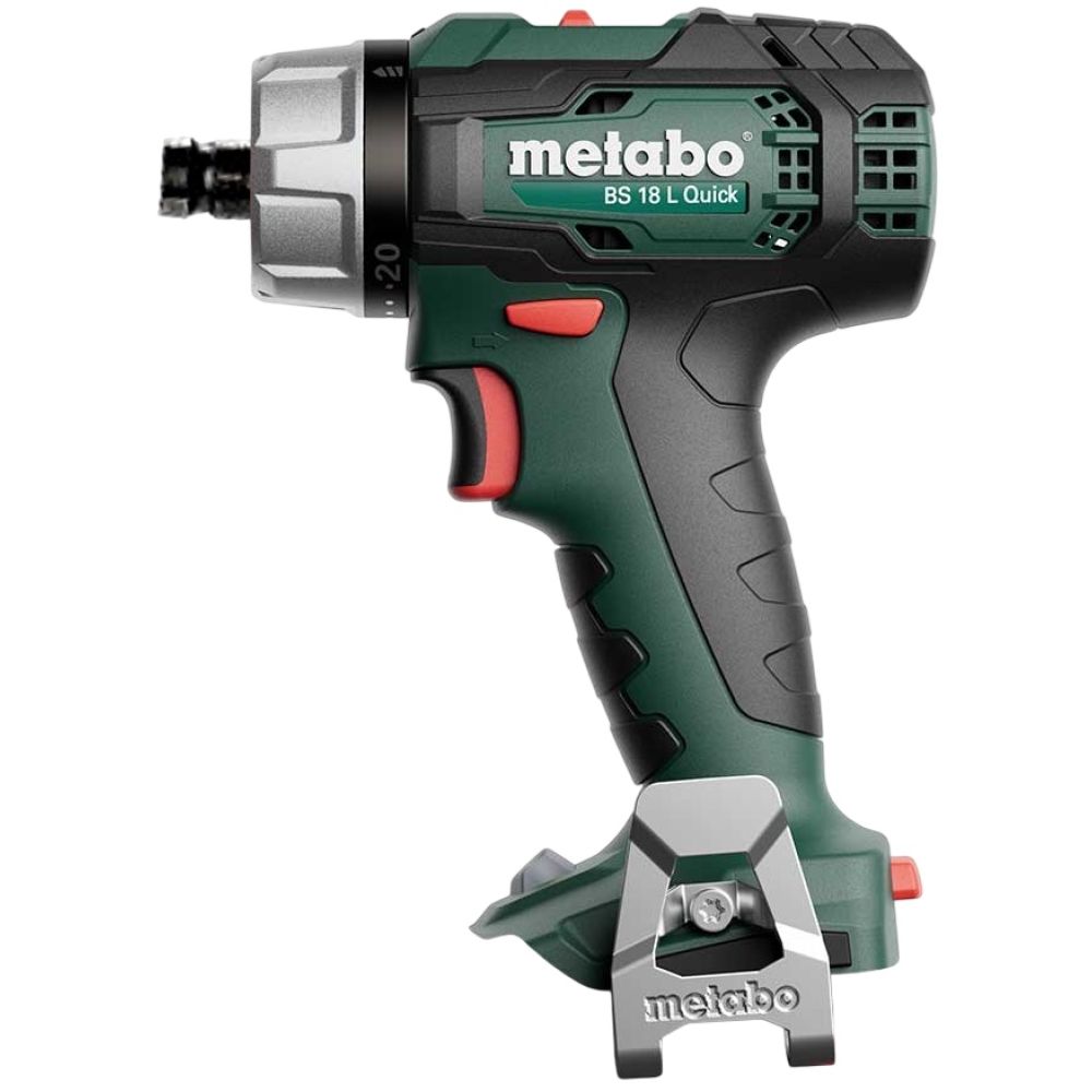 Аккумуляторная дрель-шуруповерт Metabo BS 18 L Quick, 18 В, 1850 об/мин, с 2 АКБ 2 Ач и ЗУ, в кейсе metaBOX (614052500)