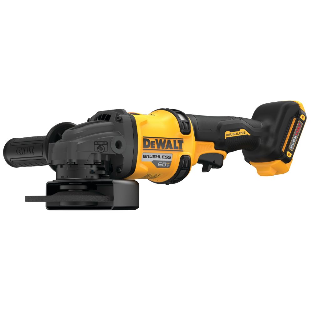 Аккумуляторная угловая шлифмашина DEWALT DCG418BX1, 60 В, 150 мм, 9000 об/мин, с АКБ 3 Ач и ЗУ (DCG418BX1-XJ)