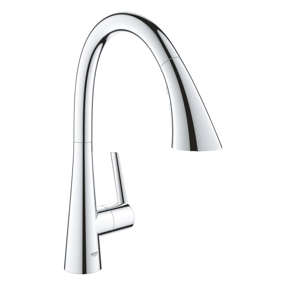 Смеситель для кухни GROHE Zedra с вытяжным душем 3jet, хром (32294002)