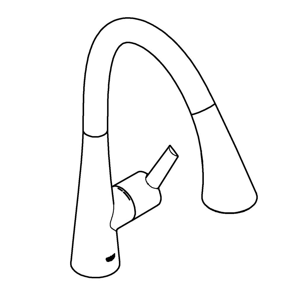 Смеситель для кухни GROHE Zedra с вытяжным душем 3jet, хром (32294002)