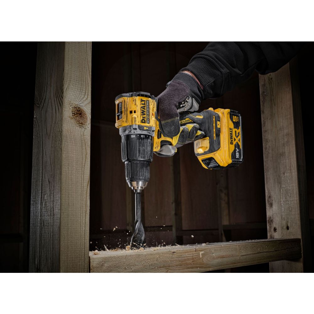 Ударная дрель-шуруповерт DEWALT DCD100YNT, 18 В, 1650 об/мин, 28050 уд/мин, без АКБ и ЗУ, в кейсе TSTAK (DCD100YNT-XJ)