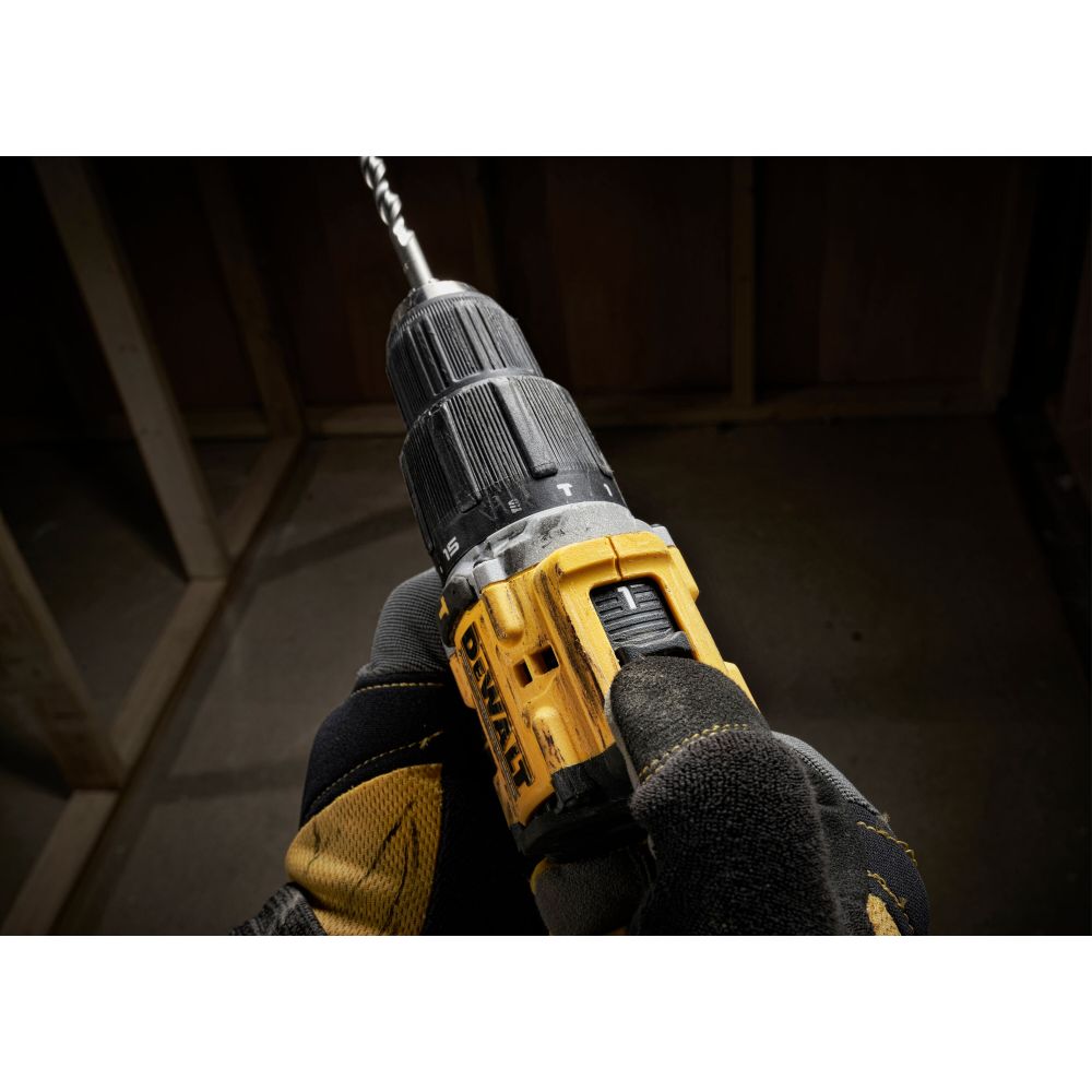 Ударная дрель-шуруповерт DEWALT DCD100YNT, 18 В, 1650 об/мин, 28050 уд/мин, без АКБ и ЗУ, в кейсе TSTAK (DCD100YNT-XJ)