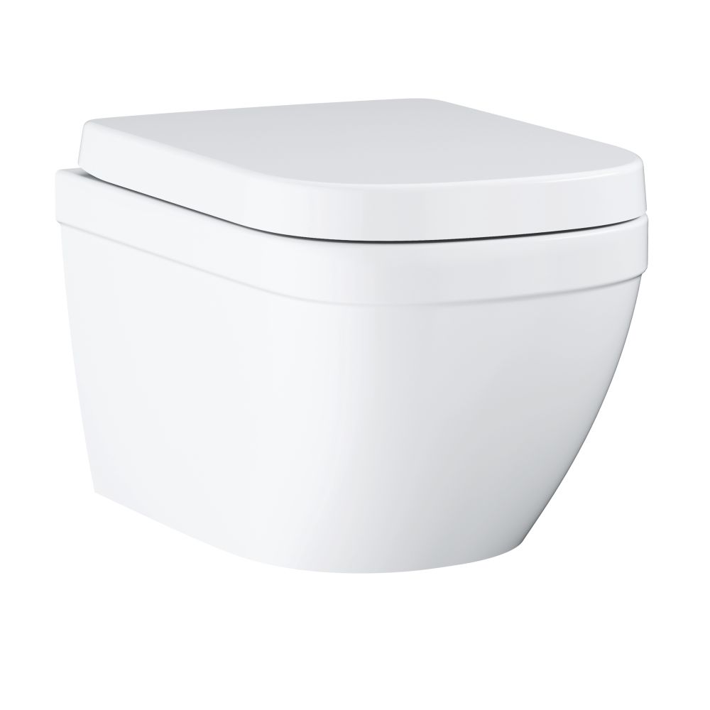 Унитаз подвесной GROHE Euro Ceramic с сиденьем, альпин-белый (39554000)