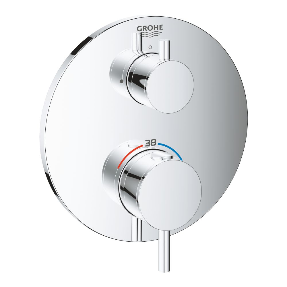 Внешняя часть термостата для душа GROHE Atrio на 2 потребителя, хром (24134003)