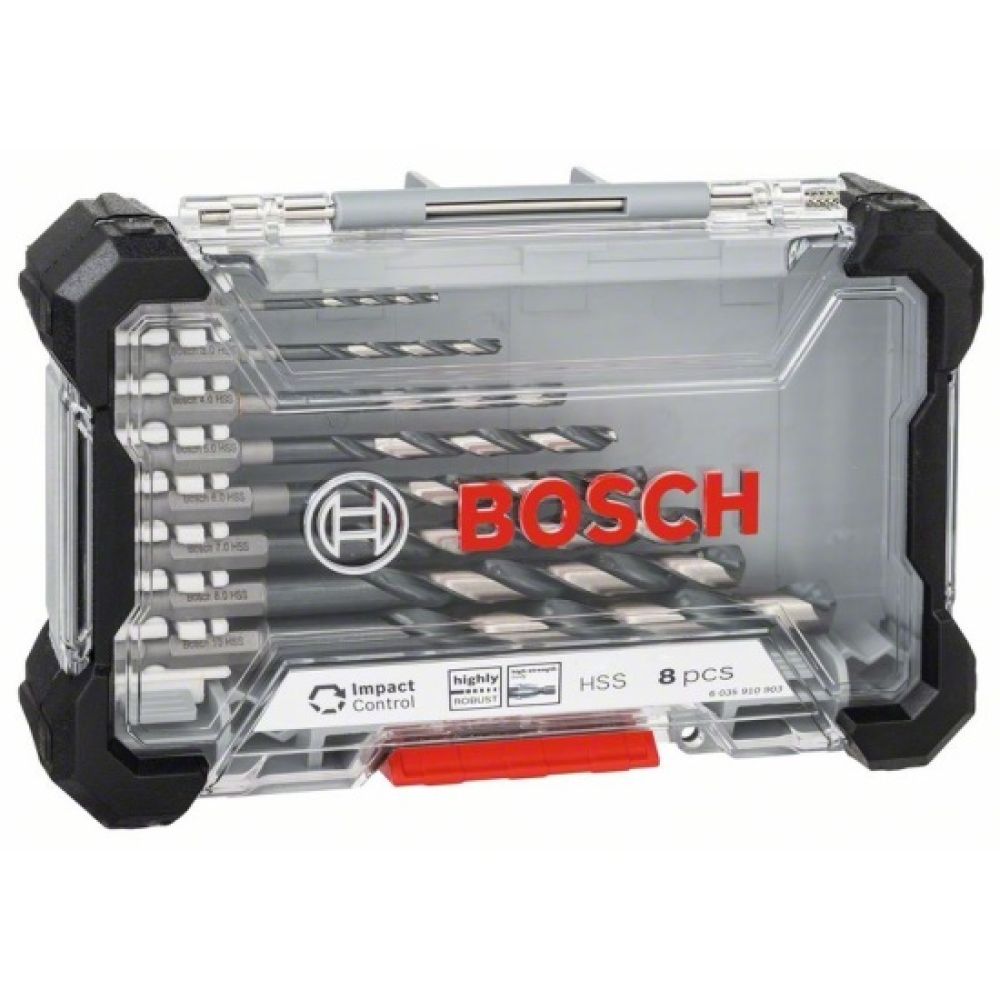 Набор сверл по металлу Bosch (2-10мм), 8 шт. (2608577146)