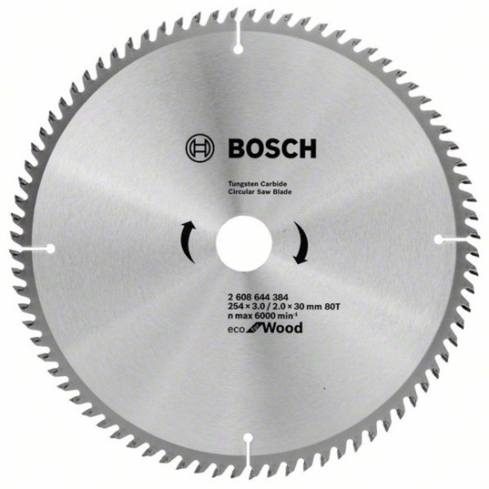 Пильный диск Bosch ECO WO 254x30-80T (2608644384)