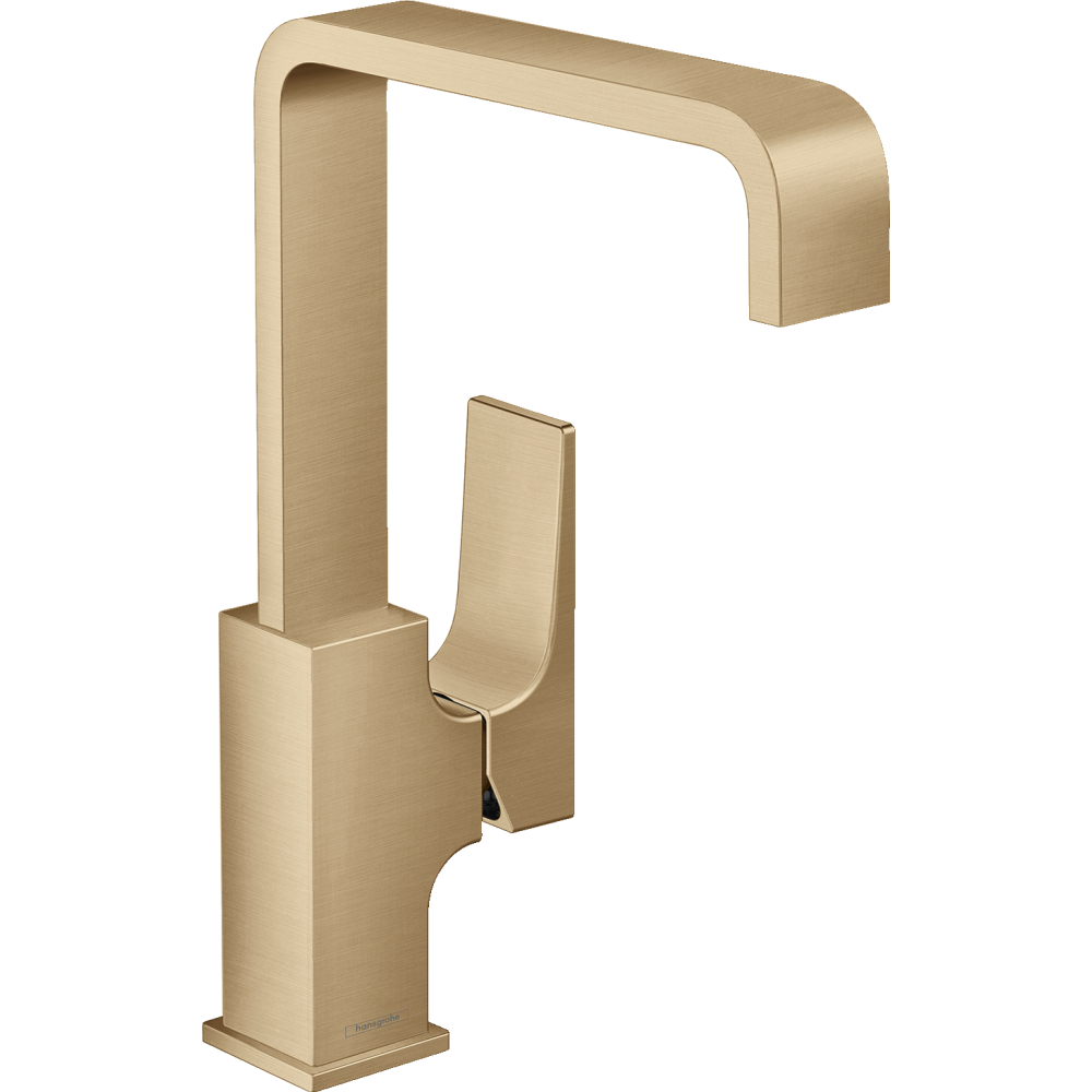 Смеситель для раковины hansgrohe Metropol 230 с поворотным изливом 32511140, шлифованная бронза