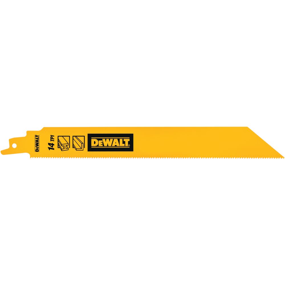 Полотно для сабельной пилы DEWALT DT90387, по металлу, 228 мм, 14 TPI, 50 шт. (DT90387-QZ-10)