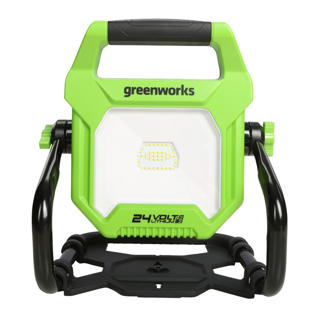 Фонарь светодиодный Greenworks, 24V / 220V, без АКБ и ЗУ, 3401307