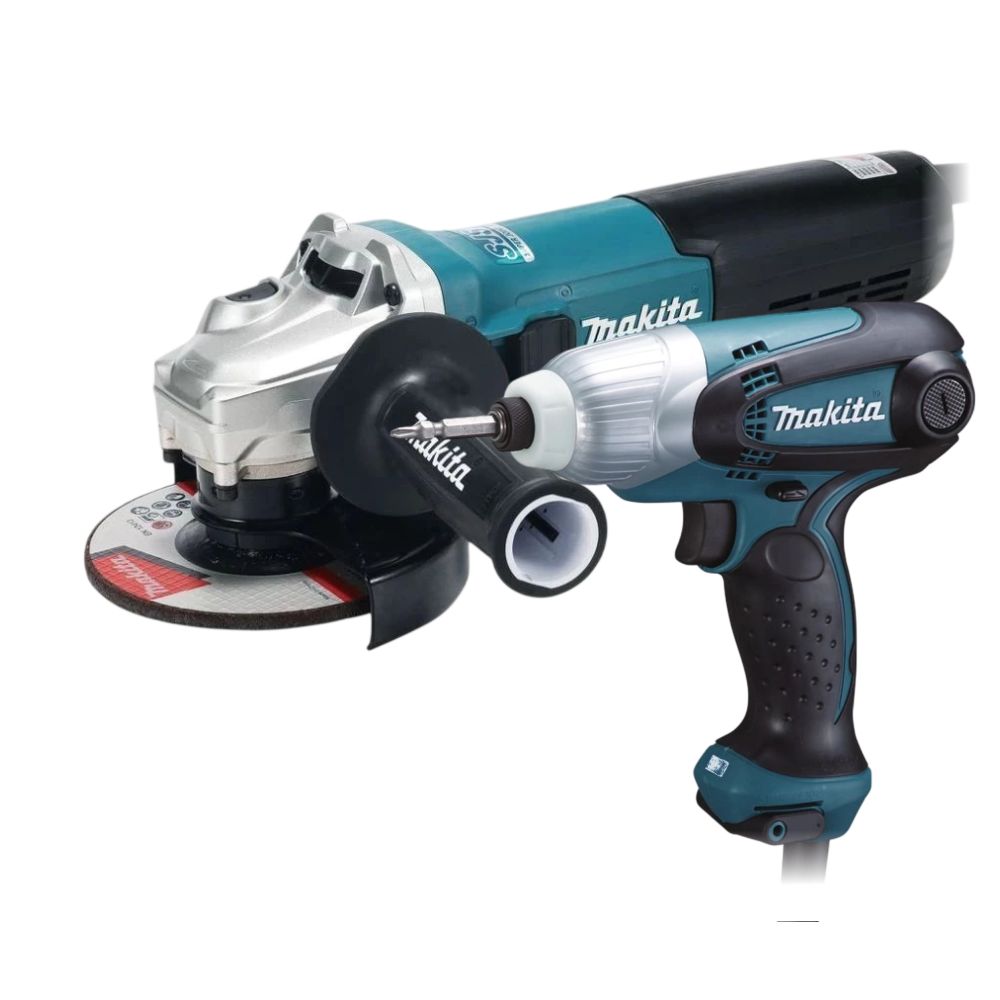 Набор электроинструмента Makita: угловая шлифмашина GA5090X01 + ударный шуруповерт TD0101F (ACSET-51)