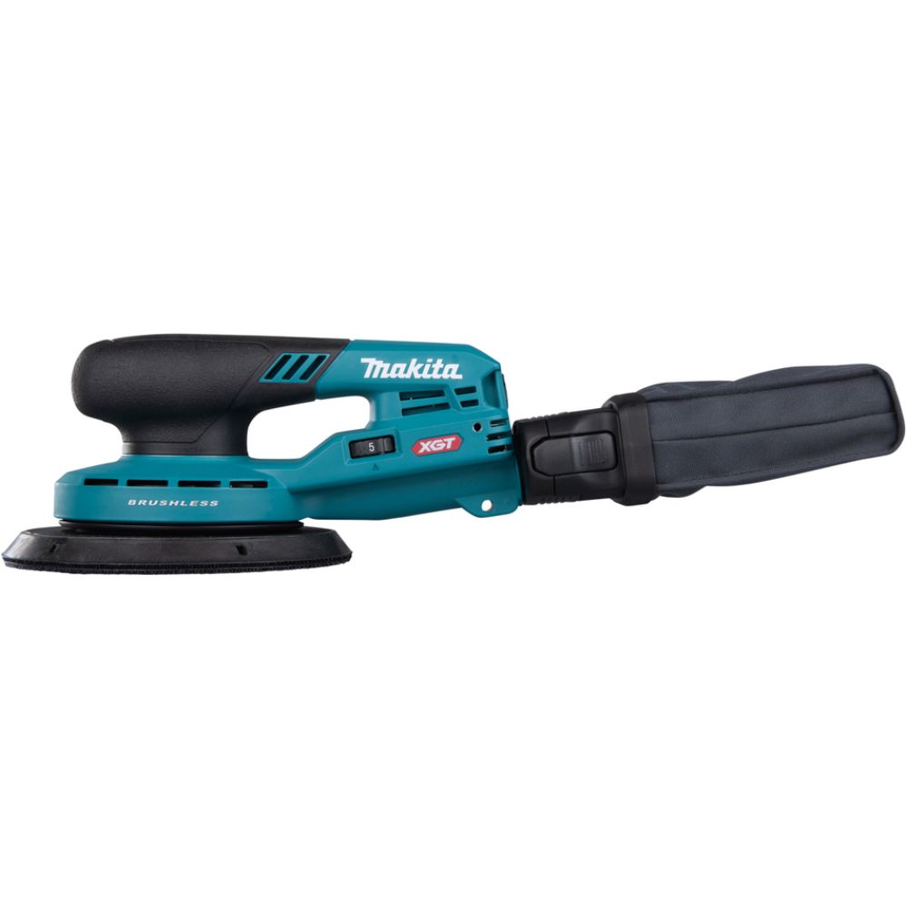 Аккумуляторная эксцентриковая шлифмашина Makita BO002CGZ, 40 В, 150 мм, 10000 кол/мин, с выносной батареей, без АКБ и ЗУ