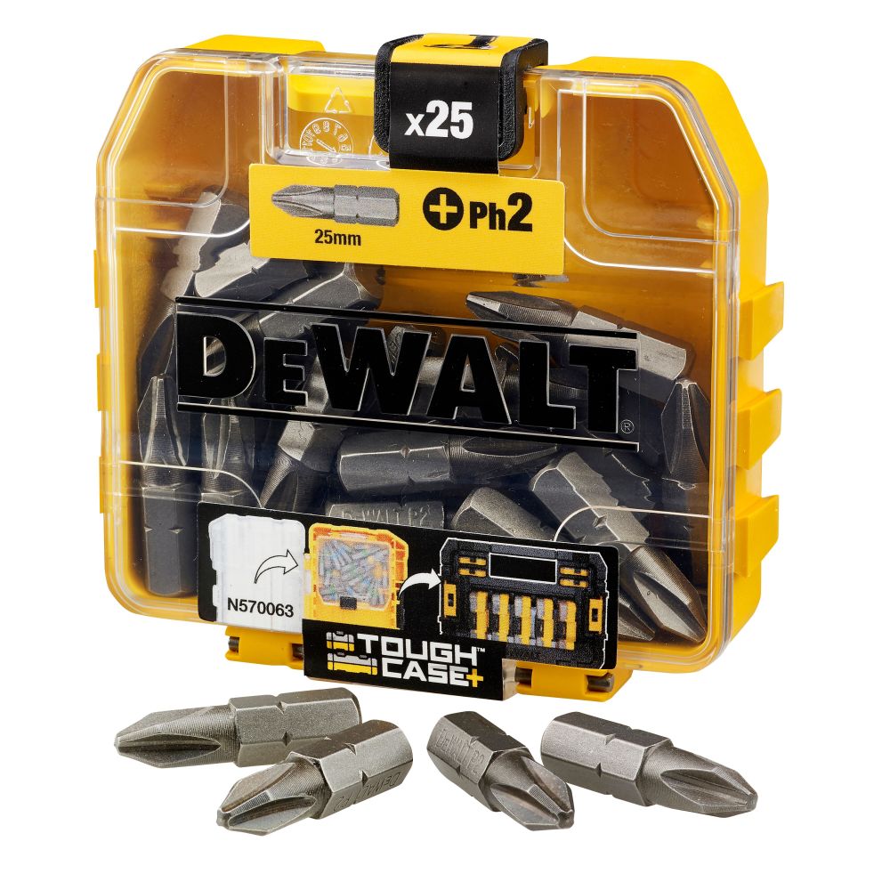 Бита DEWALT PH2, 25 мм, шестигранный (HEX), (DT71522-QZ)