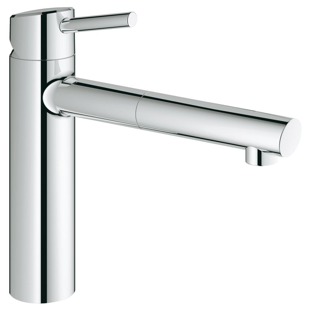Смеситель для кухни GROHE Concetto с вытяжным изливом, хром (31129001)