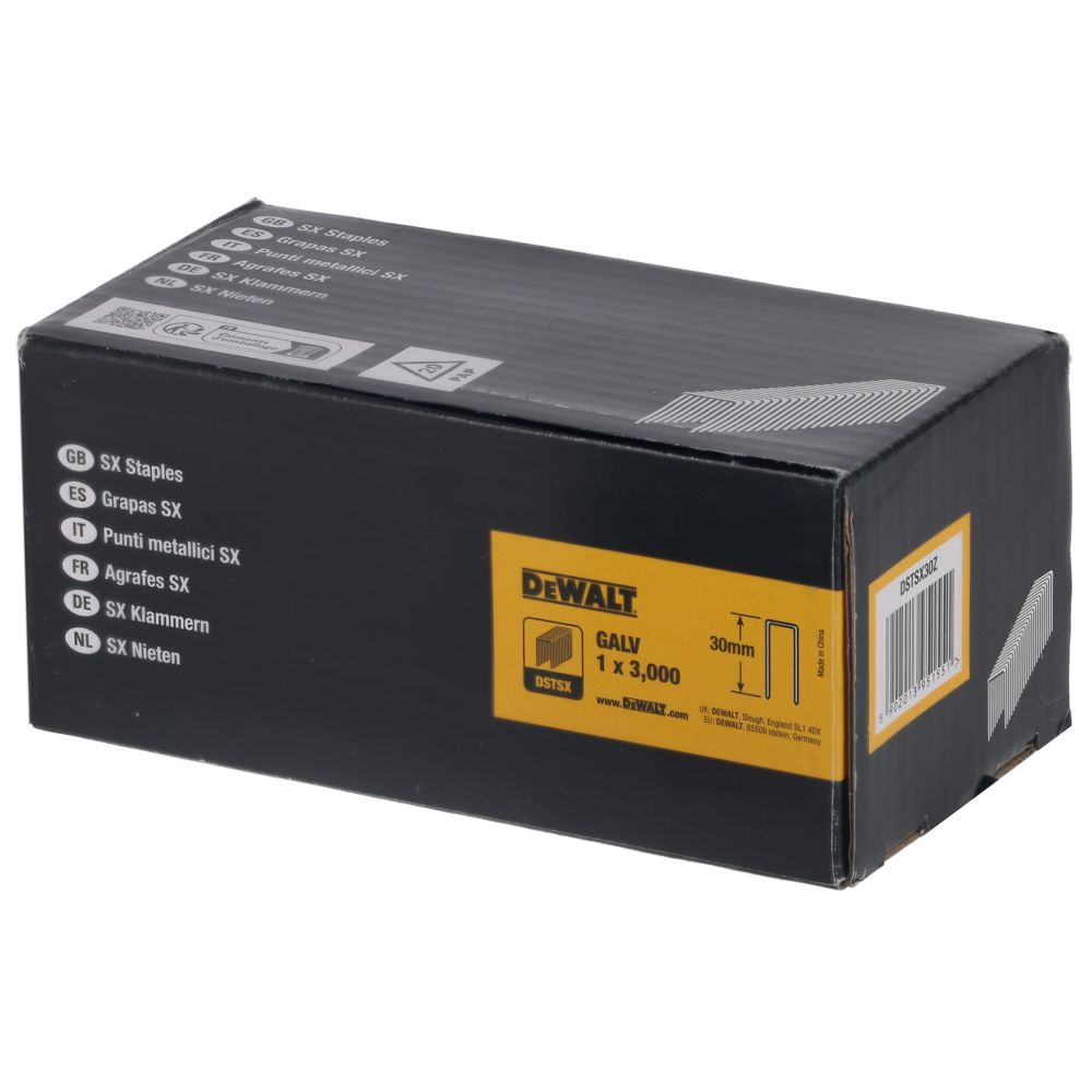 Скобы для степлера DEWALT, 30 мм, 5000 шт., DSTSX30Z