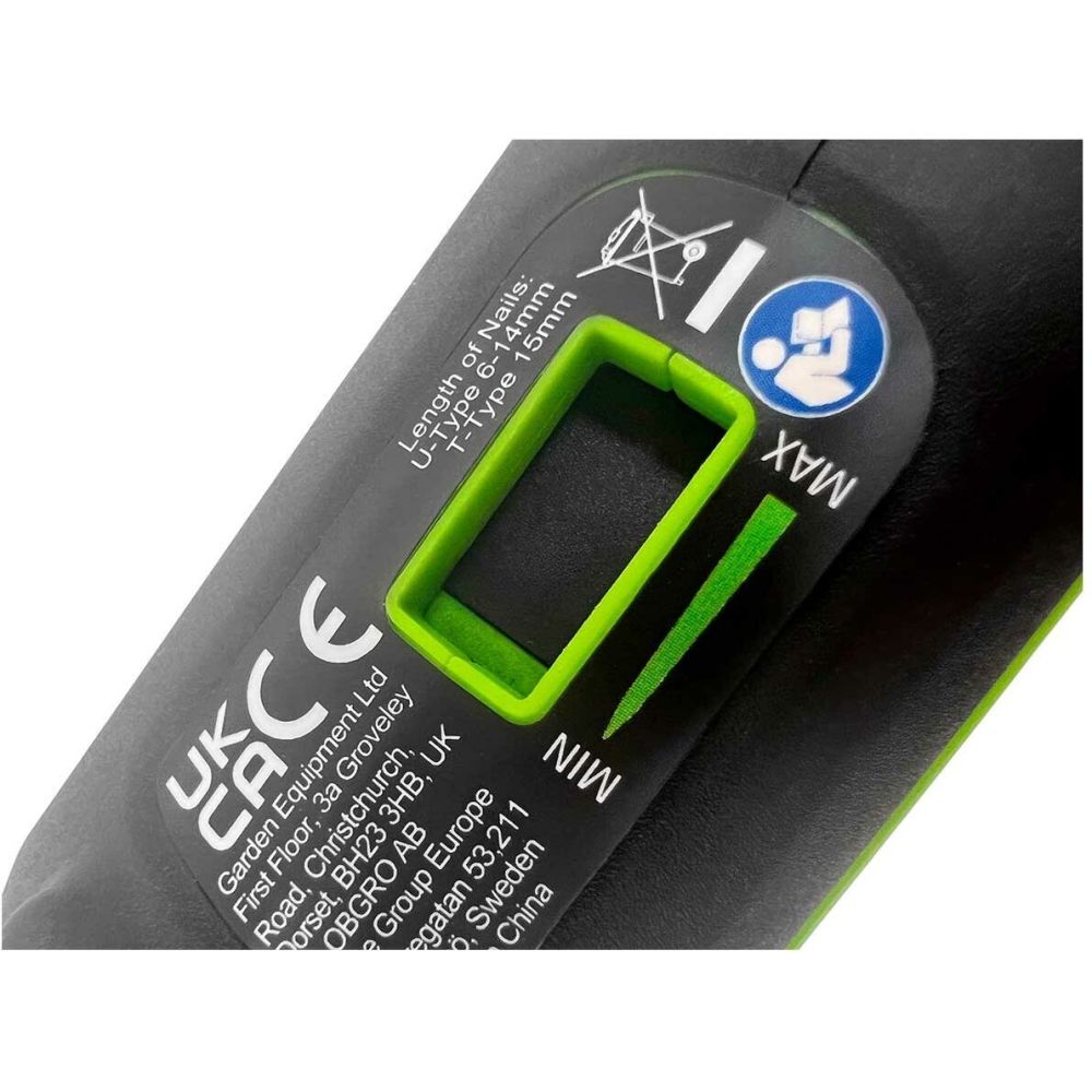 Степлер аккумуляторный Greenworks, 24V, без АКБ и ЗУ, 3400107