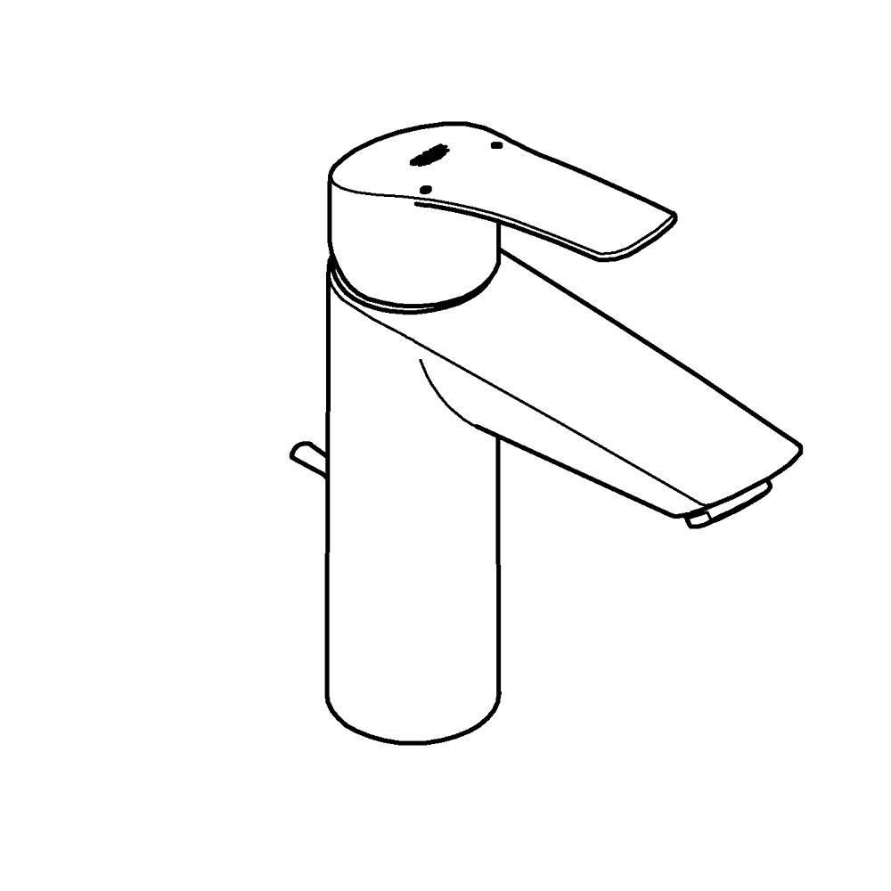 Смеситель для раковины GROHE Eurosmart, M-size, хром (23322003/U), уценненый товар