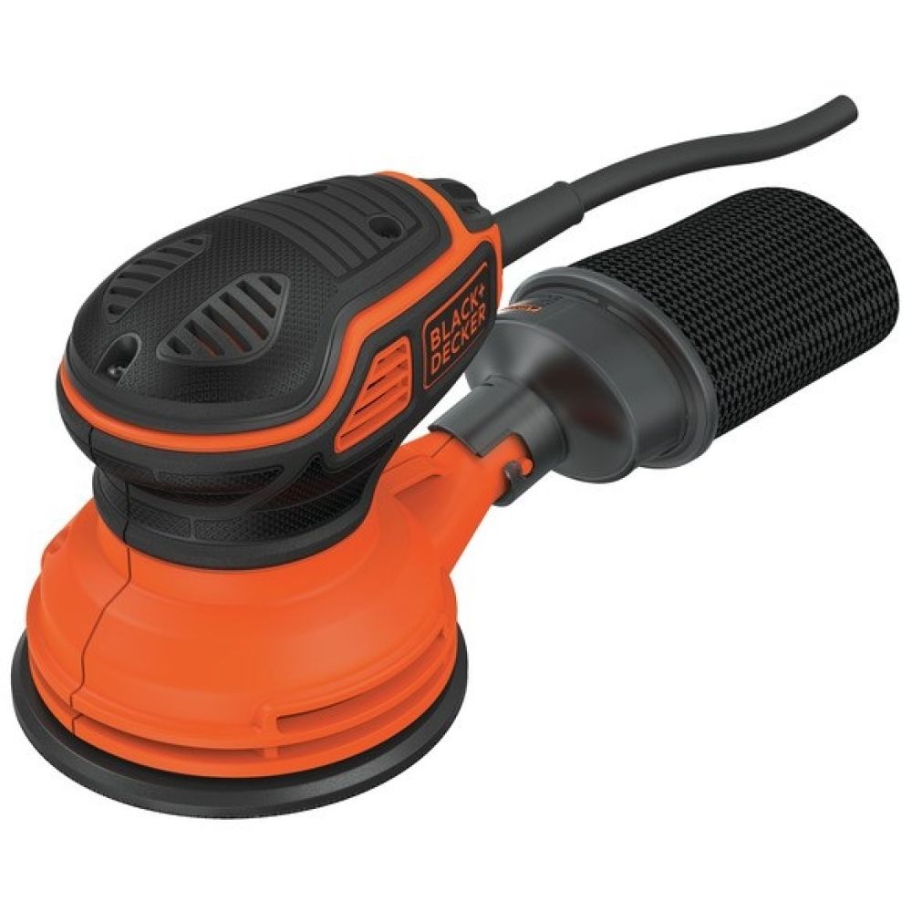 Эксцентриковая шлифовальная машина BLACK+DECKER KA199, 240 Вт, 125 мм