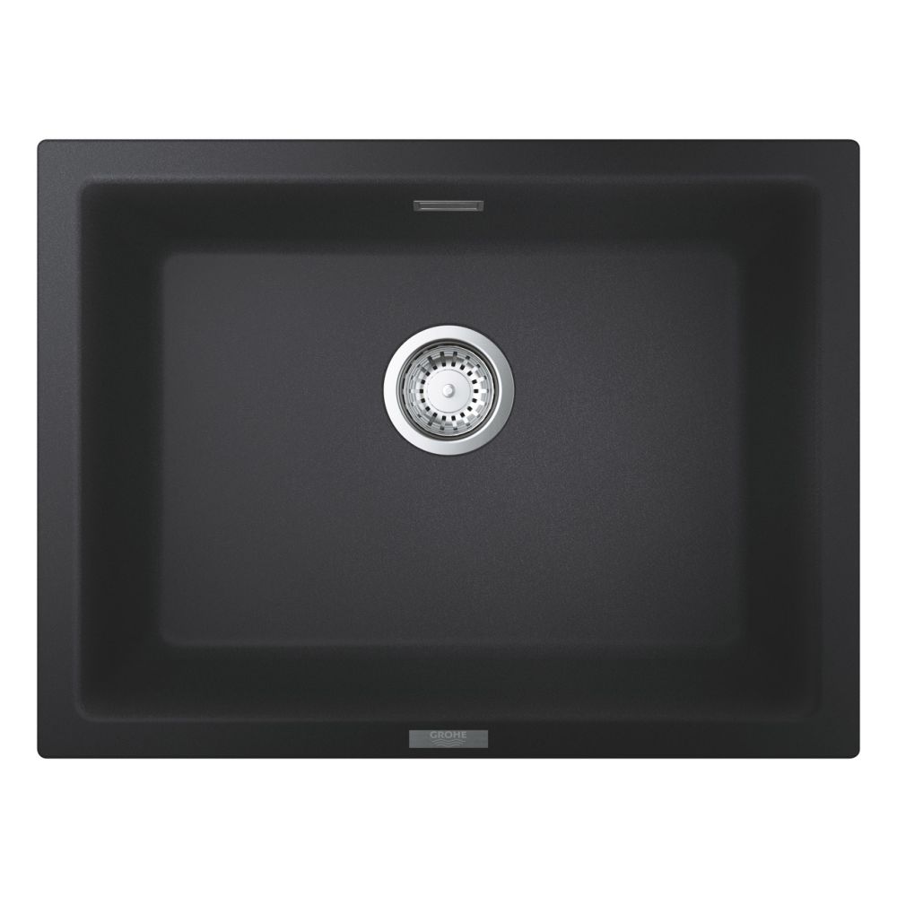 Мойка GROHE K700U с одной чашей, 610 x 460 мм, черный гранит (31655AP0)