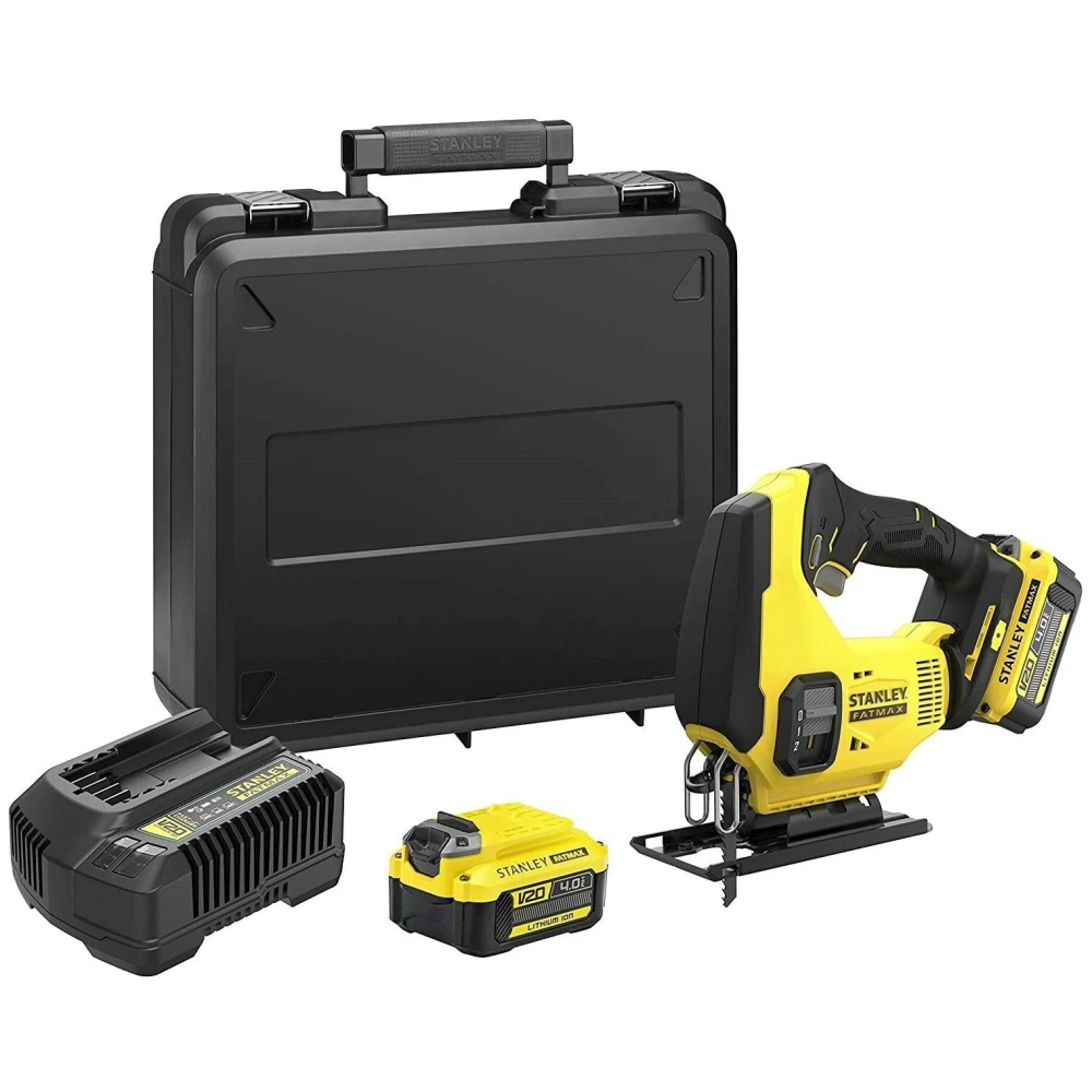 Аккумуляторный лобзик Stanley SFMCS600M2K, кейс, 18 В, 2 АКБ 4.0 Ач