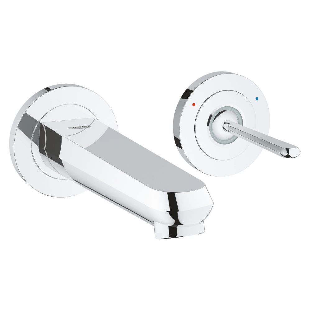 Внешняя часть смесителя для раковины GROHE Eurodisc Joy на 2 отверстия, M-Size, хром (19968000)