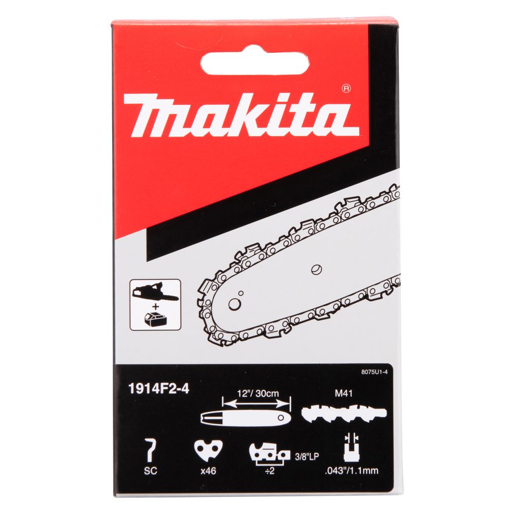 Пильная цепь Makita 1914F2-4, 30 см, 3/8", 1.1 мм, 46 звеньев (1914F2-4)