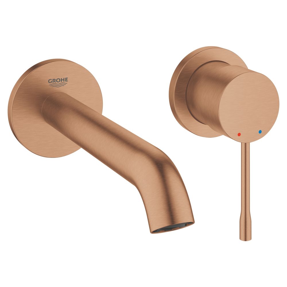 Внешняя часть смесителя для раковины GROHE Essence на 2 отверстия, M-Size, теплый закат матовый (19408DL1)