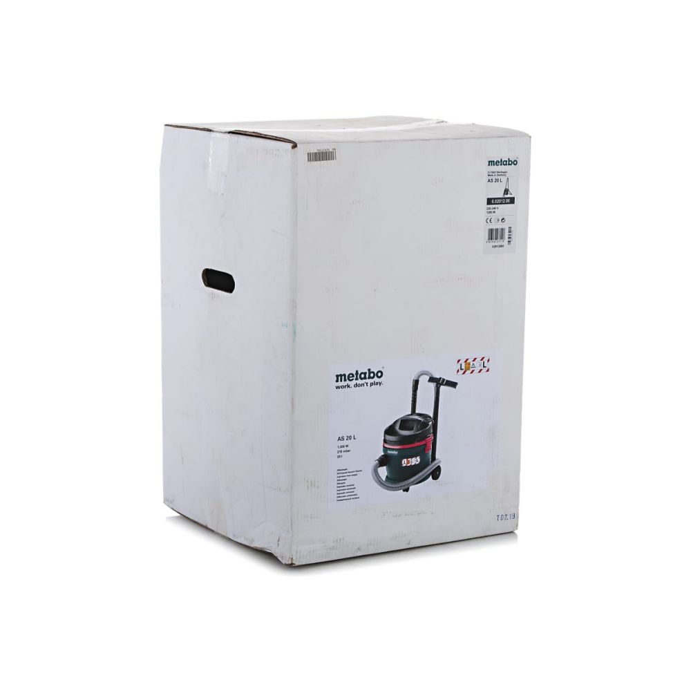 Пылесос Metabo AS 20 L, 1200 Вт, бак 20 л., 602012000