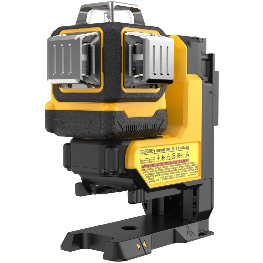Аккумуляторный лазерный нивелир DEWALT DCLE34035B, 18 В, зеленый луч, 80 м, без АКБ и ЗУ, в кейсе (DCLE34035B-XJ)