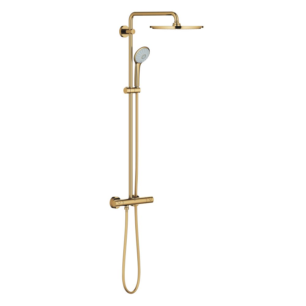 Душевая система GROHE Euphoria System 310 с термостатом для душа, холодный рассвет глянец (26075GL0)