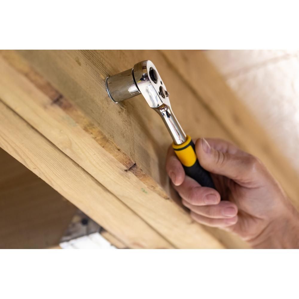 Рукоятка с храповым механизмом STANLEY STMT82671-0, 1/2"-72 зубца с 9-тью головками