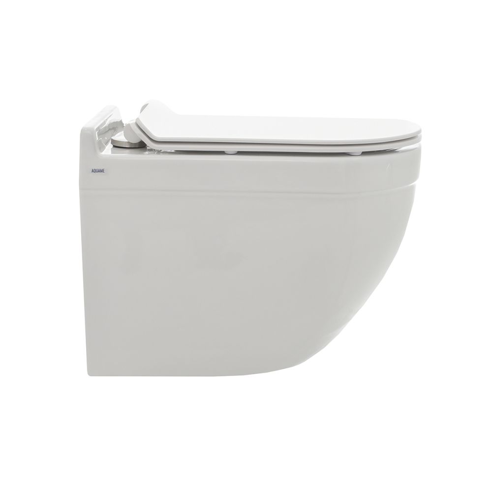 Комплект инсталляции GROHE 38775001 с унитазом AQUAme AQM2006 и сиденьем с микролифтом (NW0170/S)