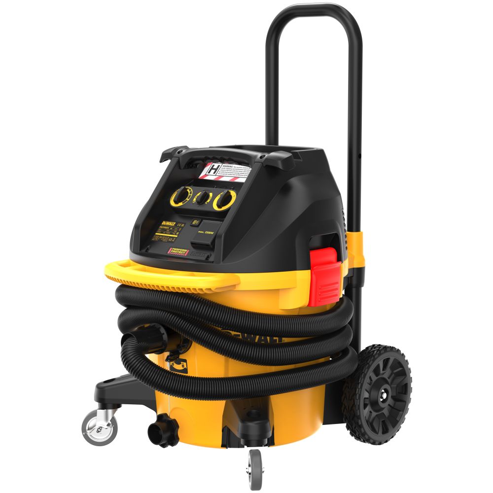Строительный пылесос DEWALT DWV905H, 1400 Вт, 38 л (DWV905H-QS)