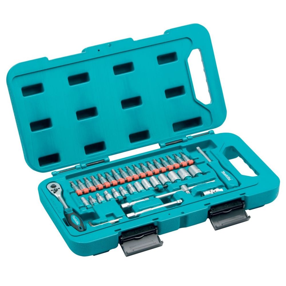 Набор насадок для отвертки Makita, с двумя рукоятками, 40 шт., P-90283
