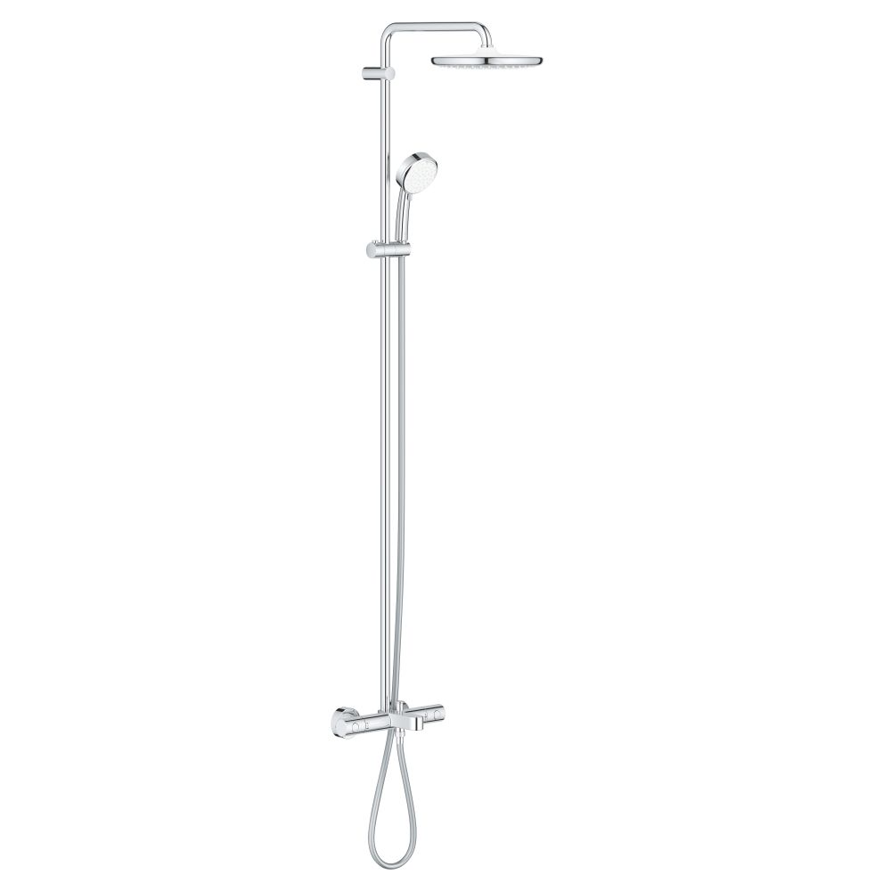 Душевая система GROHE Tempesta Cosmopolitan System 250 с термостатом для ванны, хром (26672000)