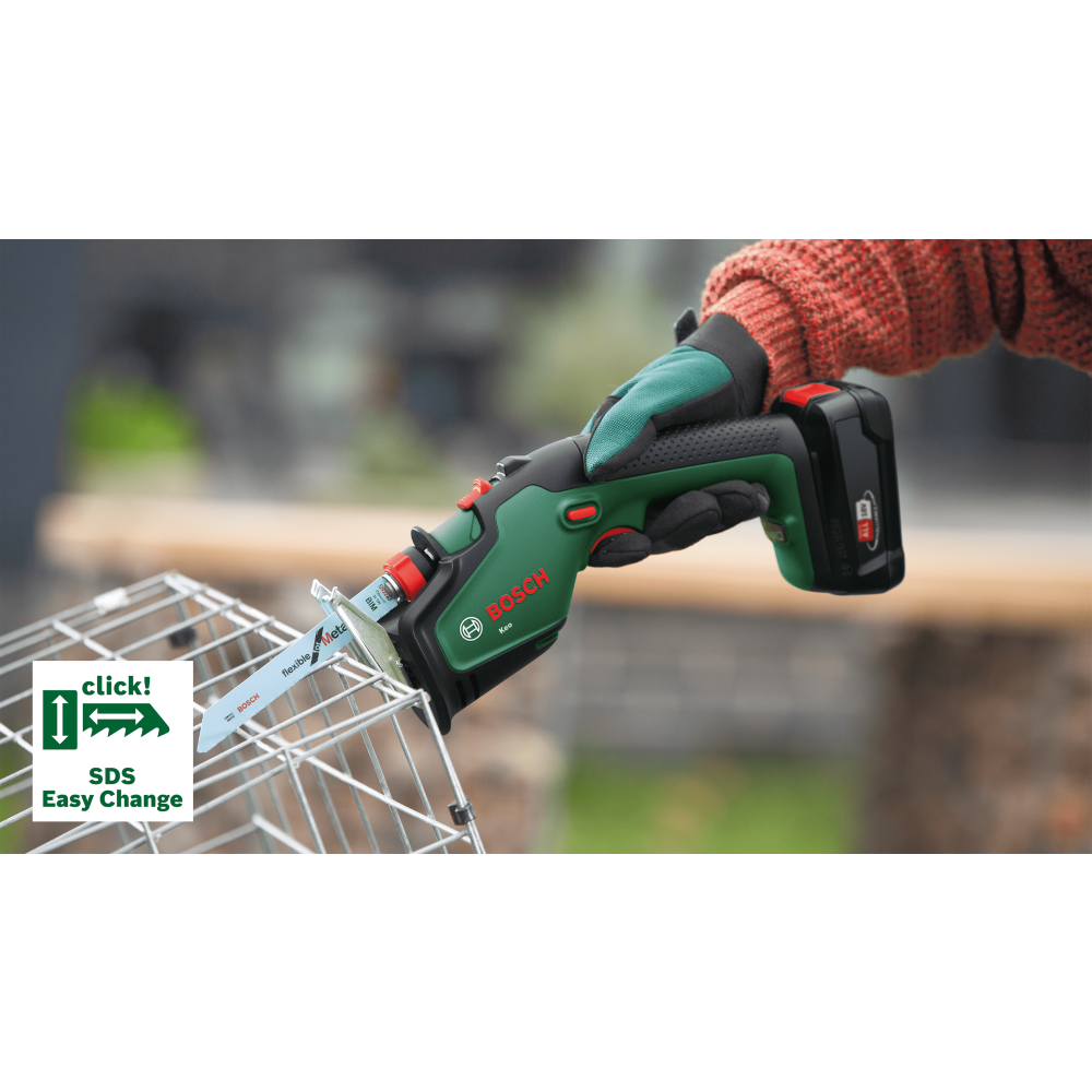 Аккумуляторная сабельная пила Bosch Keo 0600861A01, 2300 ход/мин, без АКБ и ЗУ