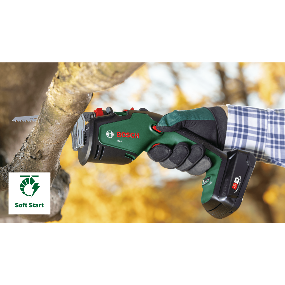 Аккумуляторная сабельная пила Bosch Keo 0600861A01, 2300 ход/мин, без АКБ и ЗУ