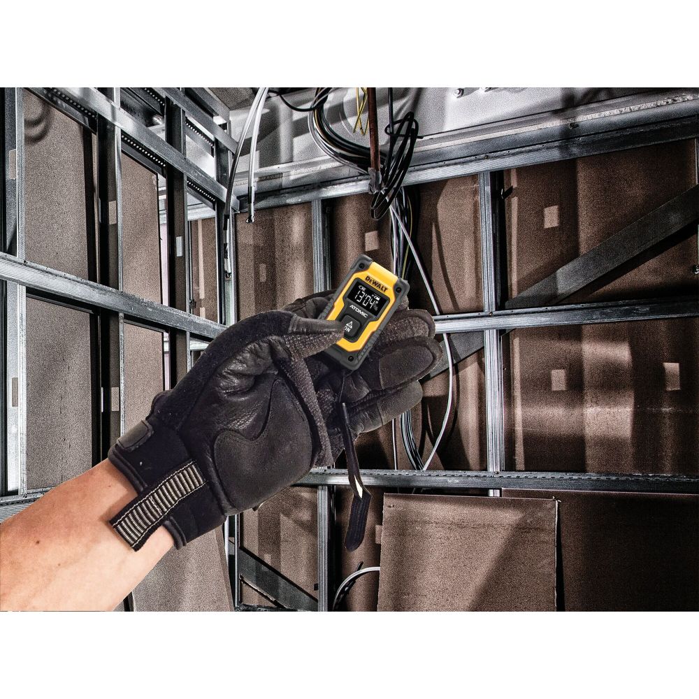 Аккумуляторный лазерный дальномер DEWALT, карманный, 3.6 В, 16 м, со встроенной АКБ, DW055PL