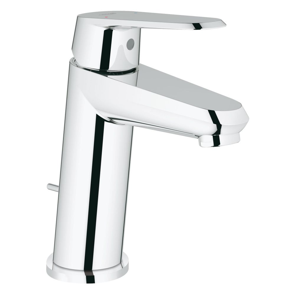 Смеситель для раковины GROHE Eurodisc Cosmopolitan с донным клапаном, S-size, хром (23049002)