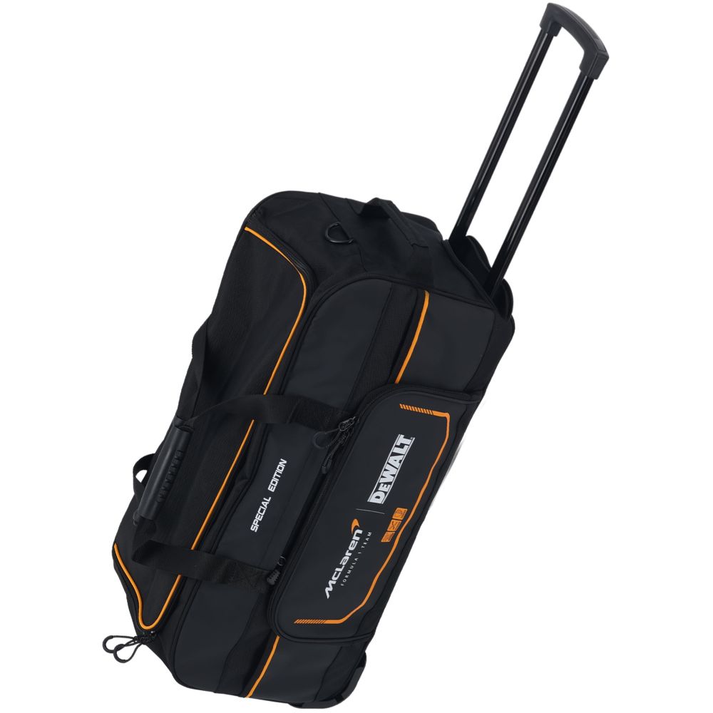 Сумка DEWALT McLaren Limited Edition DWST83522-9, с наплечным ремнем, на колесах, 60 л