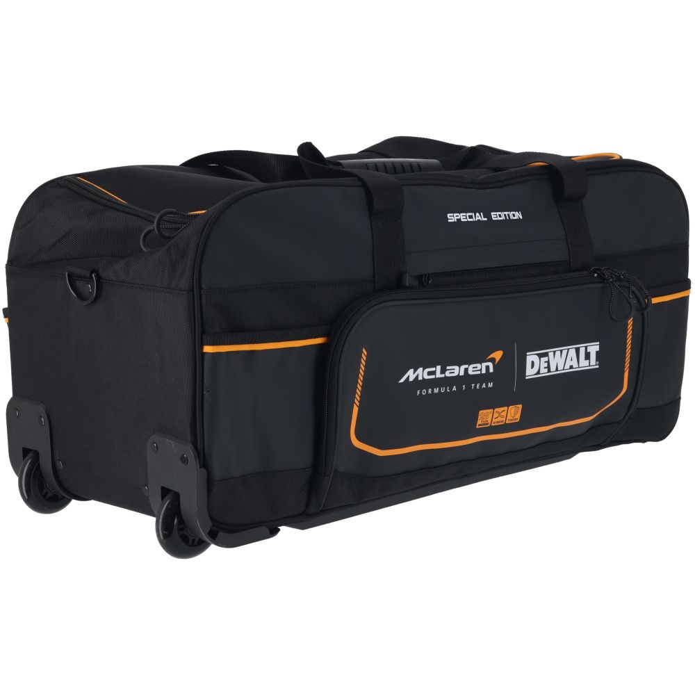 Сумка DEWALT McLaren Limited Edition DWST83522-9, с наплечным ремнем, на колесах, 60 л